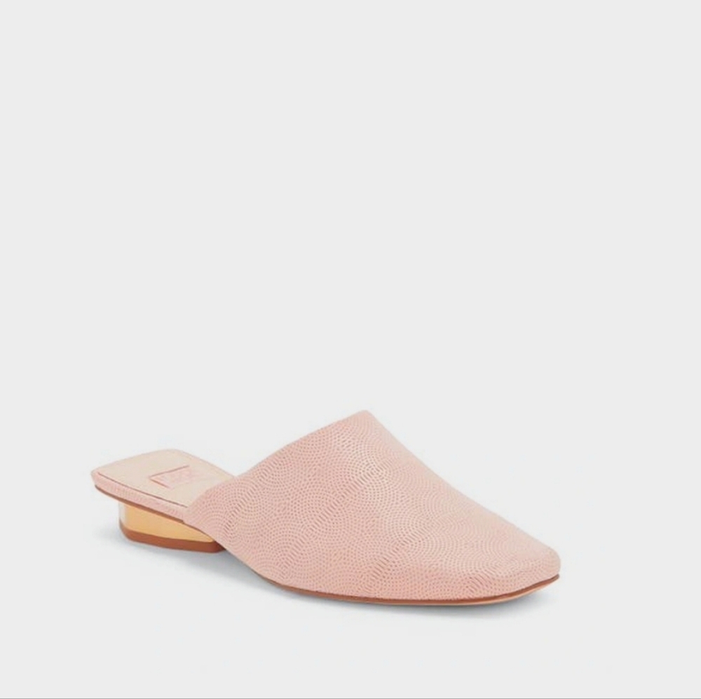 Louise et Cie Blush Textured Mules